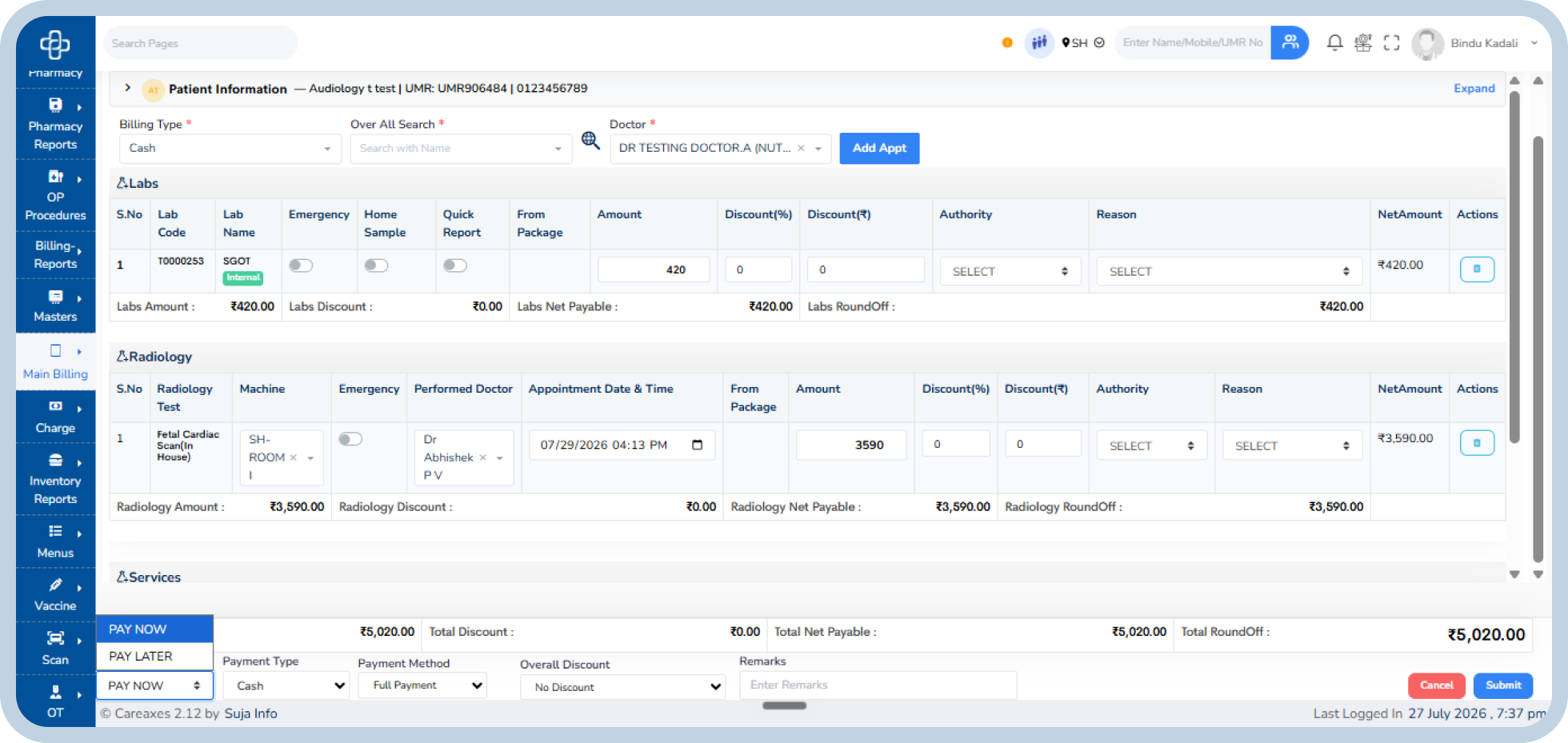 Billing Management