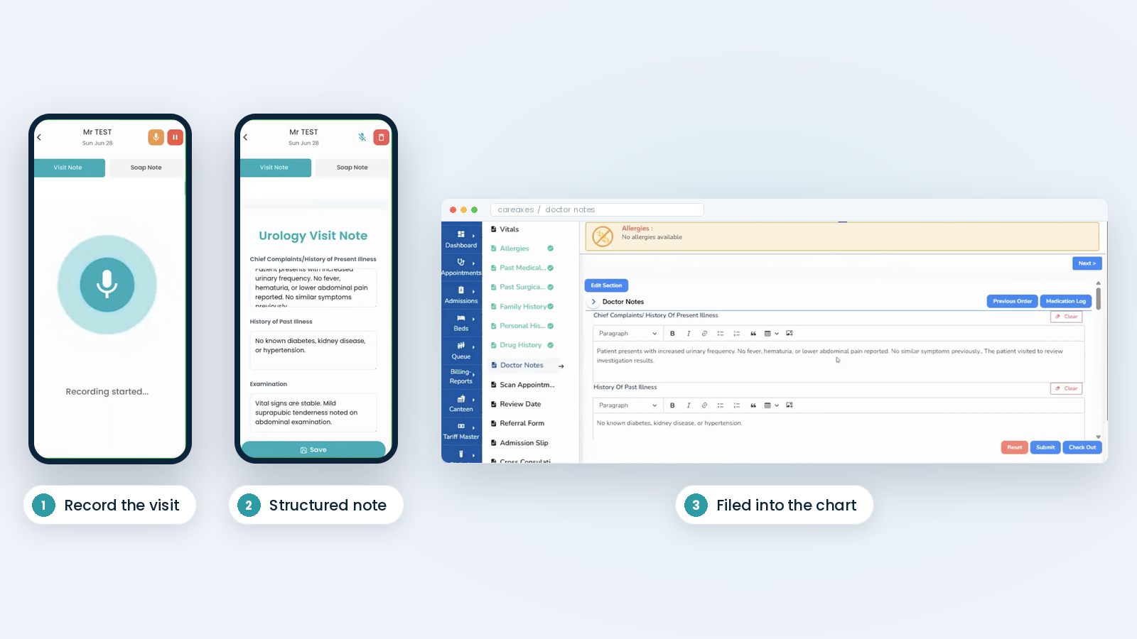 Ambient documentation and medical voice dictation